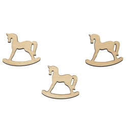 Konik na biegunach x3 Scrapbooking A288