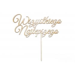 Wszystkiego Najlepszego- topper  A664
