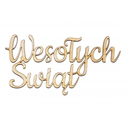 Wesołych Świąt - napis II   A709