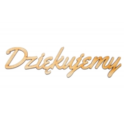 Dziękujemy - napis v2 A086