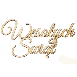 Wesołych Świąt - napis   A708