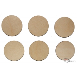 Kółka 4,2cm, komplet 6szt. A286